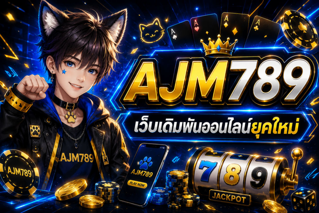 AJM789 เว็บเดิมพันออนไลน์ยุคใหม่ ที่รวมทุกความบันเทิงไว้ในแพลตฟอร์มเดียว